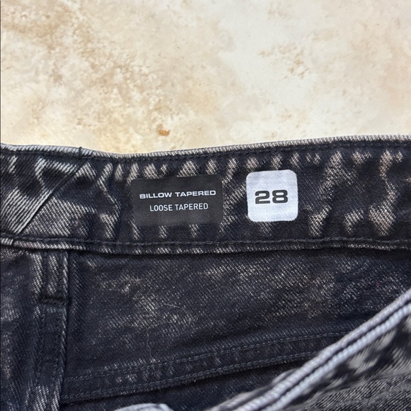 Volcom Billow Tapered Jeans Black acid wash nwt - Picture 9 of 12